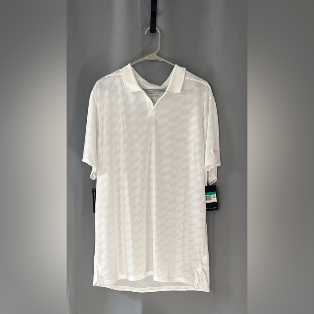 Nike golf Men's White Polo Shirt dry fit